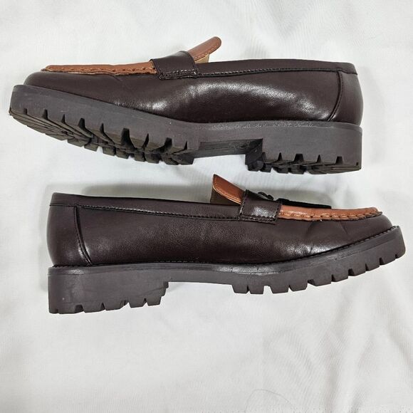 Bandolino Fillus Loafer in Dark Brown/Cognac - Size 7 - Picture 9 of 10